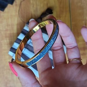 Henri Bendel Blue Rhinestone Bracelet